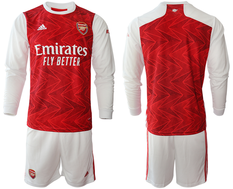 2020-21 Arsenal home long sleeve soccer jerseys