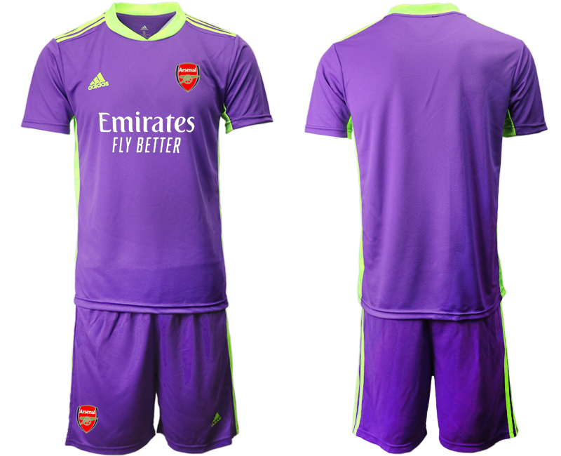 2020-21 Arsenal purple goalkeeper soccer jerseys