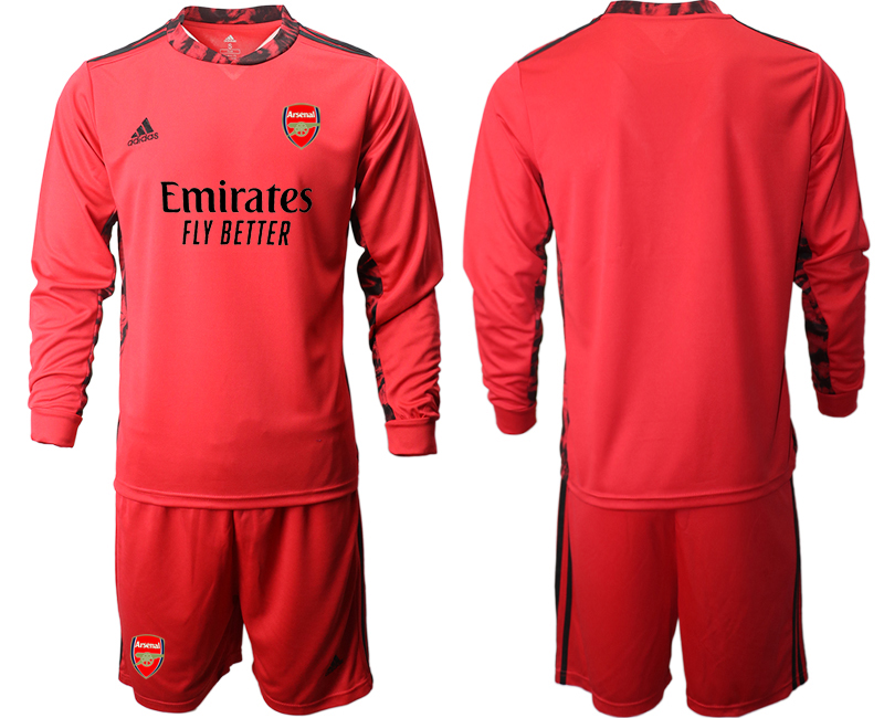 2020-21 Arsenal red goalkeeper long sleeve soccer jerseys