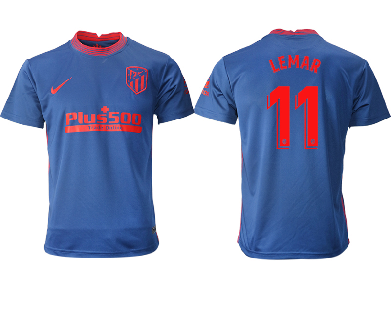 2020-21 Atlético Madrid away aaa version 11# LEMAR soccer jerseys