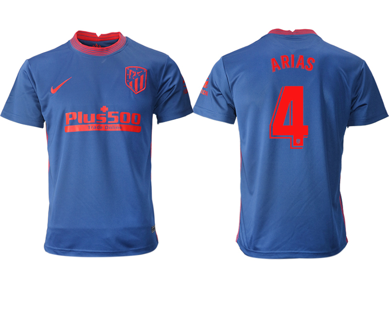 2020-21 Atlético Madrid away aaa version 4# ARIAS soccer jerseys