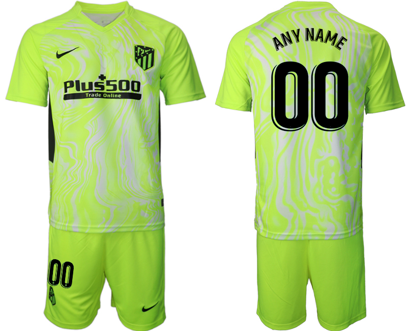 2020-21 Atlético Madrid away any name custom soccer jerseys