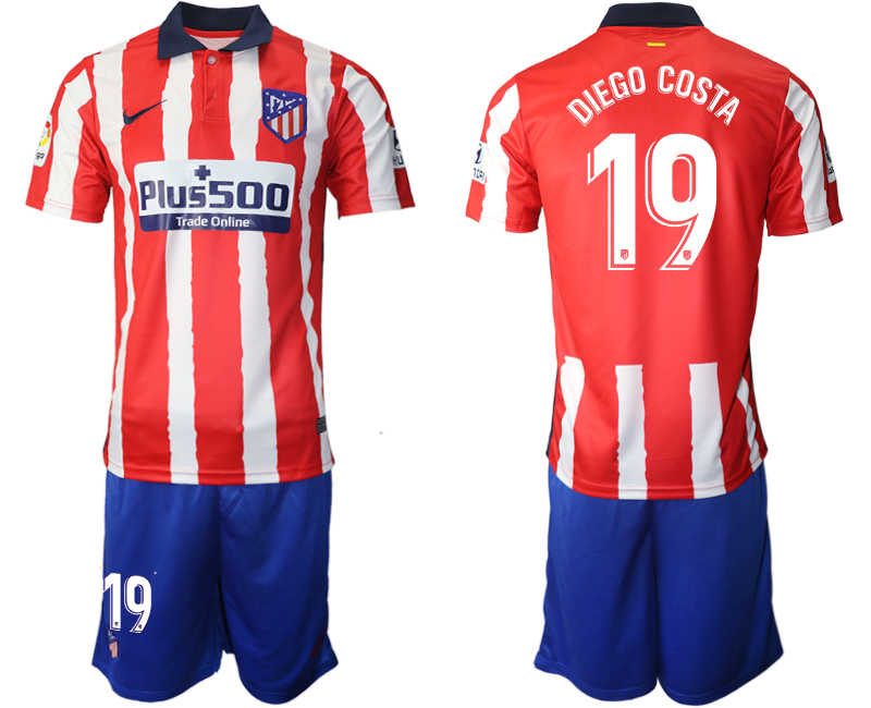 2020-21 Atlético Madrid home 19# DIEGO COSTA soccer jerseys