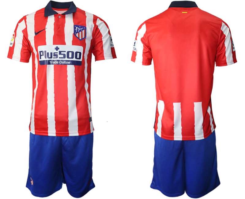 2020-21 Atlético Madrid home soccer jerseys