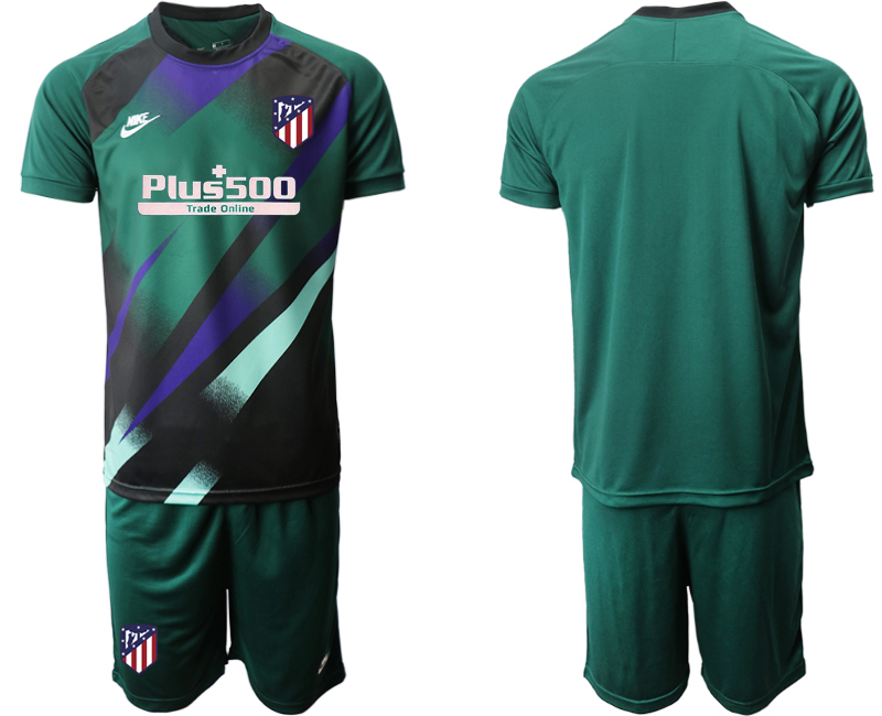 2020-21 Atletico Madrid Dark green goalkeeper soccer jerseys