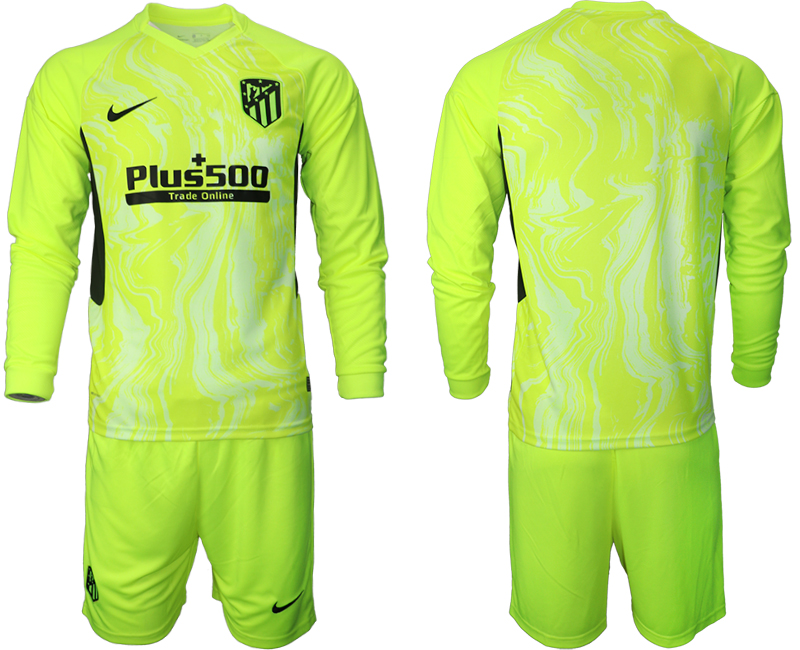 2020-21 Atletico Madrid away  long sleeve soccer jerseys