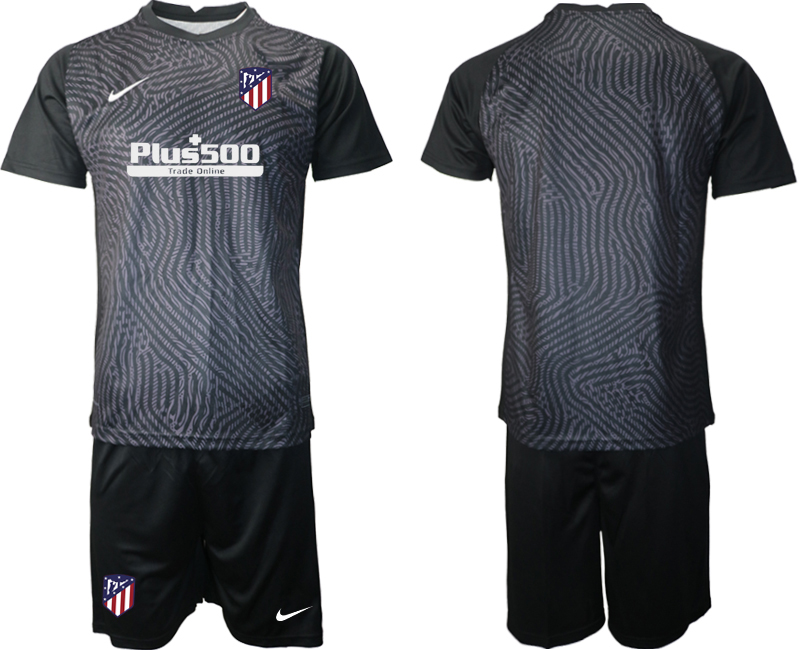 2020-21 Atletico Madrid black goalkeeper soccer jerseys