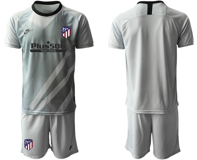 2020-21 Atletico Madrid gray goalkeeper soccer jerseys.