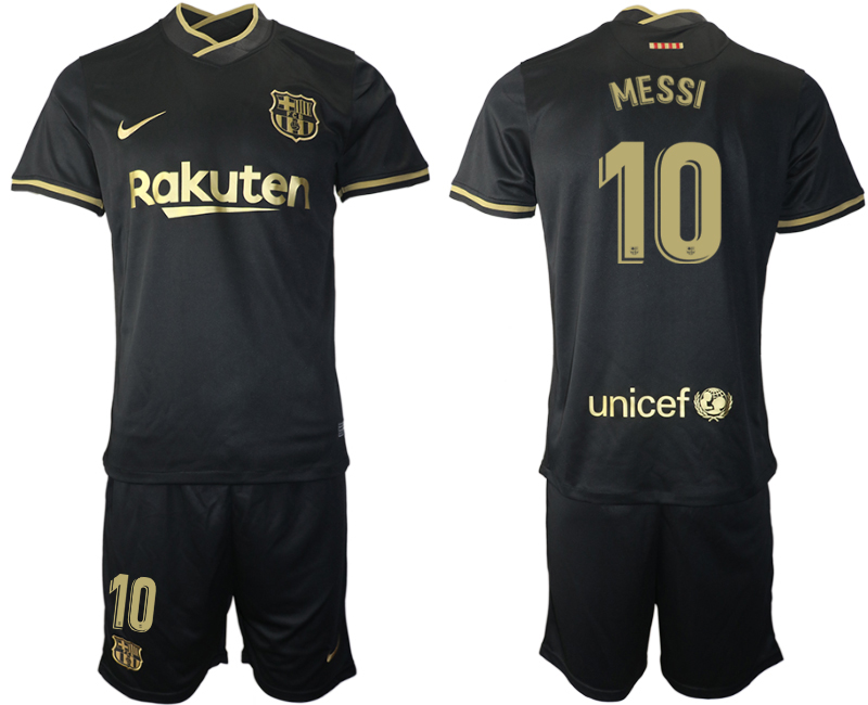 2020-21 Barcelona 10 MESSI Away Soccer Jersey