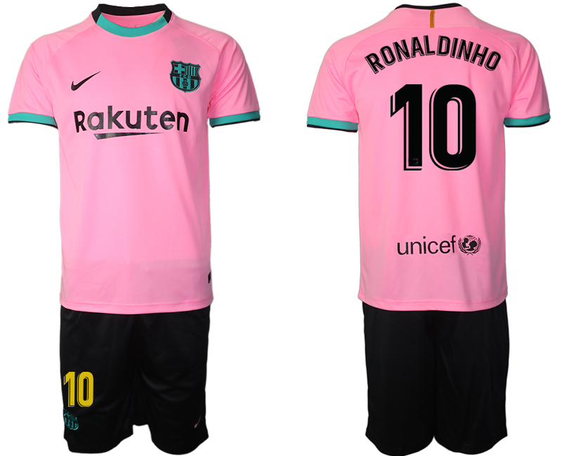 2020-21 Barcelona away 10# RONALDINHO soccer jerseys