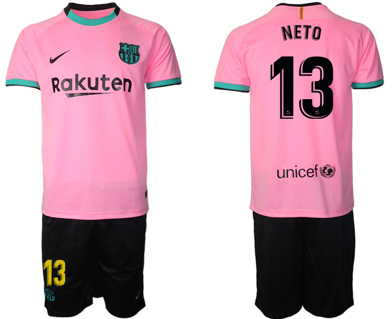 2020-21 Barcelona away 13# NETO soccer jerseys