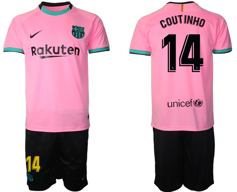 2020-21 Barcelona away 14# COUTINHO soccer jerseys