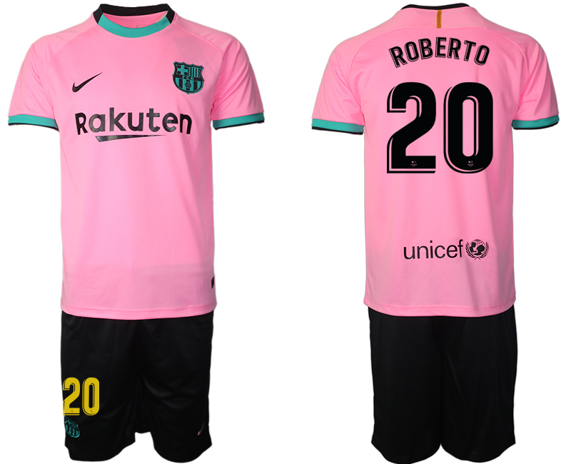 2020-21 Barcelona away 20# ROBERTO soccer jerseys