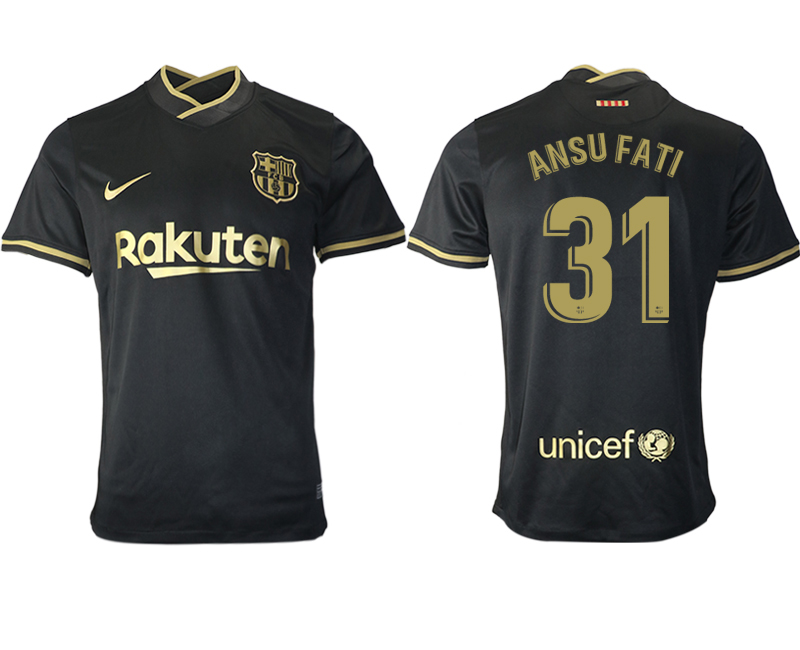 2020-21 Barcelona away aaa version 31# ANSU FATI soccer jerseys