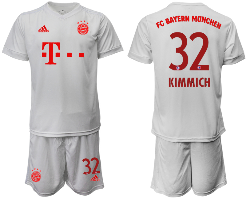 2020-21 Bayern München away white goalkeeper 32# KIMMICH soccer jersey