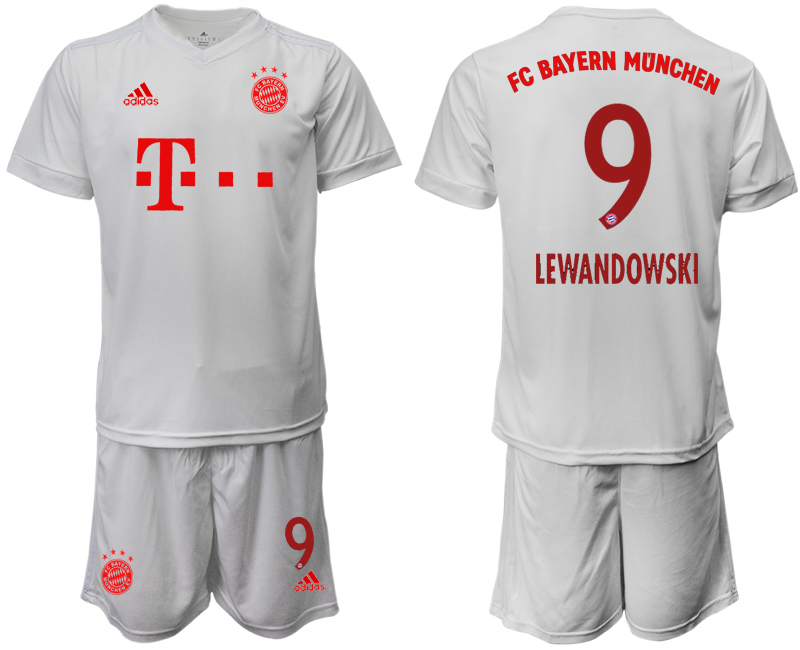 2020-21 Bayern München away white goalkeeper 9# LEWANDOWSKI soccer jersey