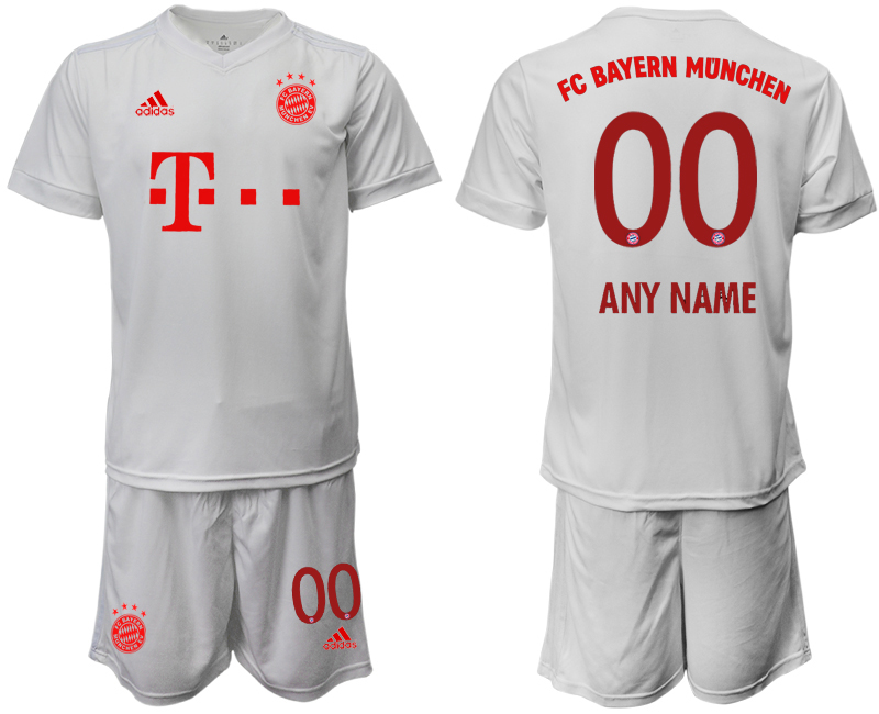 2020-21 Bayern München away white goalkeeper any name custom soccer jerseys