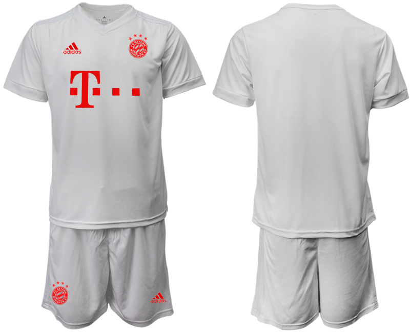 2020-21 Bayern München away white goalkeeper soccer jersey