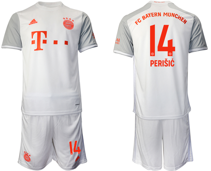 2020-21 Bayern Munich 14 PERISIC Away Soccer Jersey