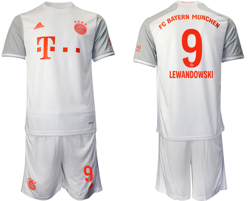 2020-21 Bayern Munich 9 LEWANDOWSKI Away Soccer Jersey