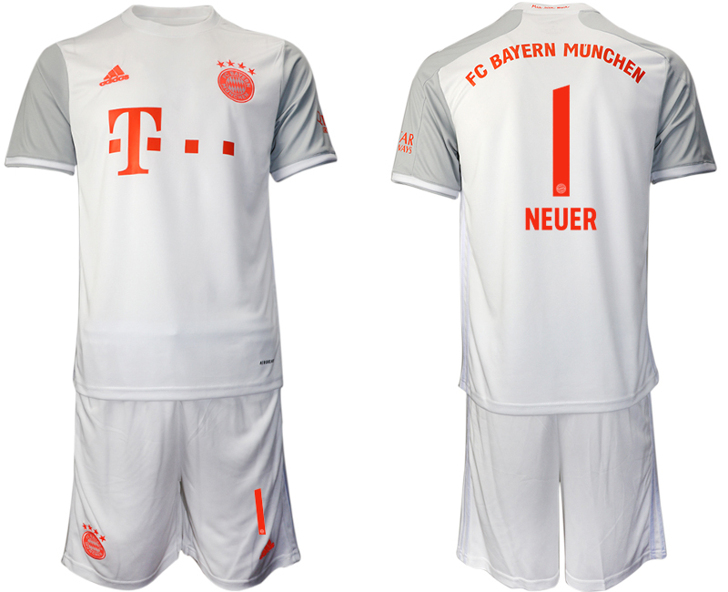 2020-21 Bayern Munich away 1# NEUER soccer jerseys