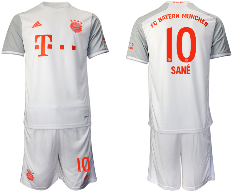 2020-21 Bayern Munich away 10# SANE soccer jerseys