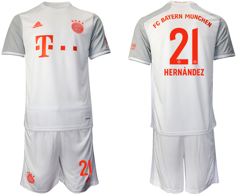 2020-21 Bayern Munich away 21# HERNANDEZ soccer jerseys