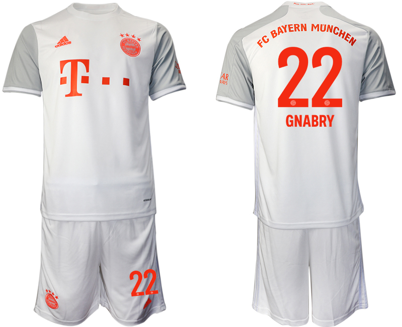 2020-21 Bayern Munich away 22# GNABRY soccer jerseys