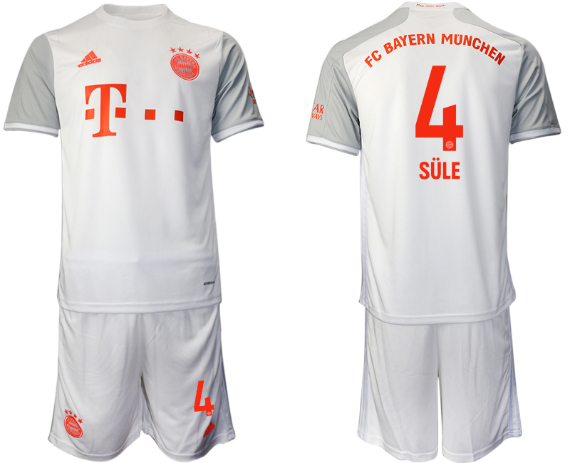 2020-21 Bayern Munich away 4# SULE soccer jerseys