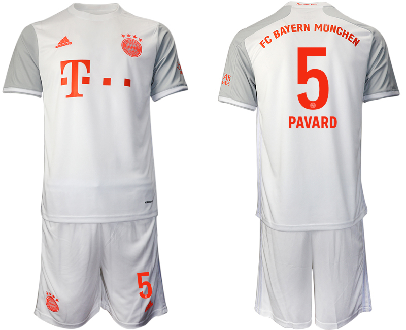 2020-21 Bayern Munich away 5# PAVARD soccer jerseys