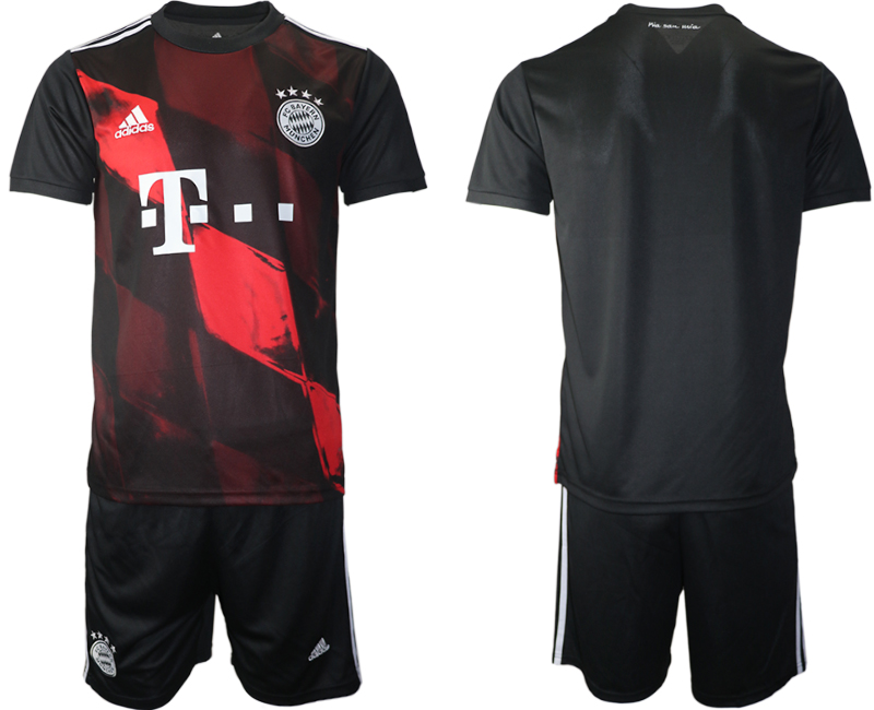 2020-21 Bayern Munich away black soccer jerseys