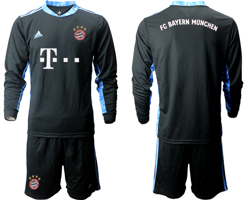 2020-21 Bayern Munich black goalkeeper long sleeve soccer jerseys