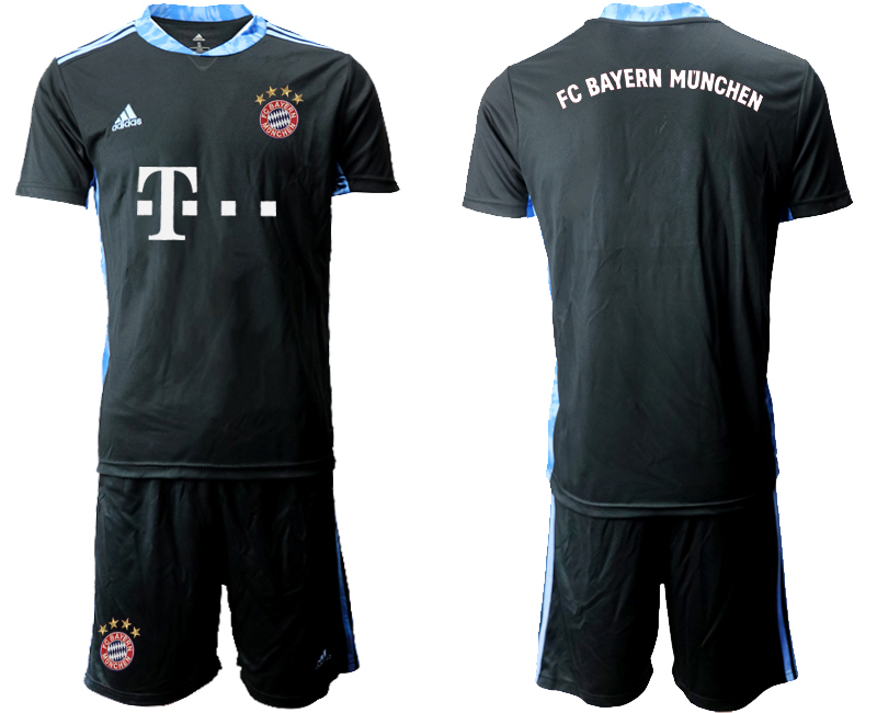 2020-21 Bayern Munich black goalkeeper soccer jerseys