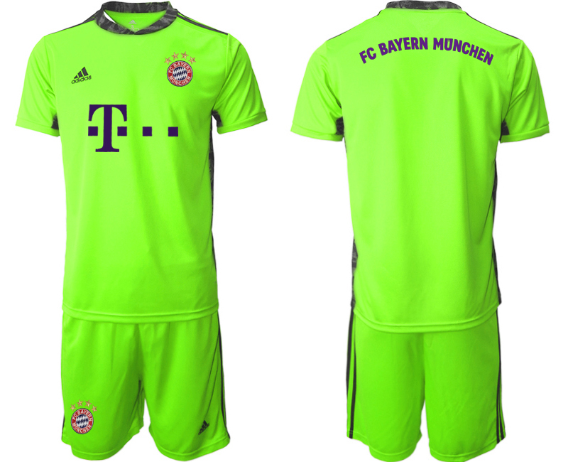 2020-21 Bayern Munich fluorescent green goalkeeper soccer jerseys