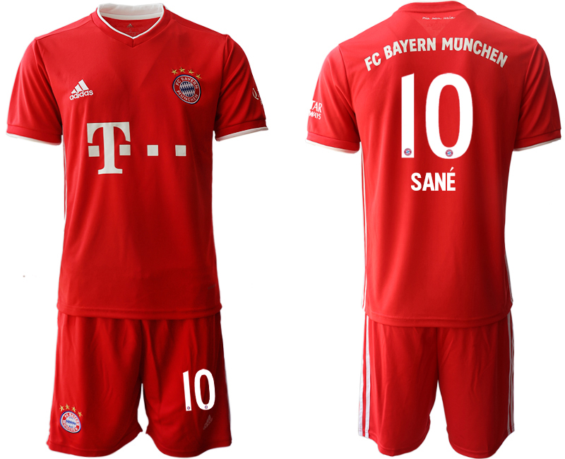 2020-21 Bayern Munich home 10# SANE soccer jerseys