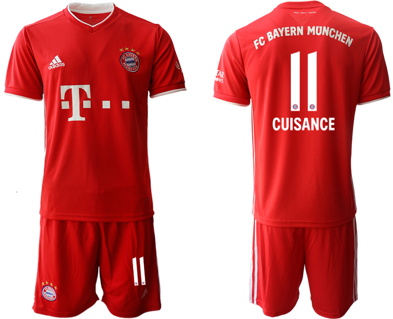 2020-21 Bayern Munich home 11# CUISANCE soccer jerseys