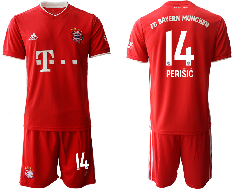 2020-21 Bayern Munich home 14# PERISIC soccer jerseys