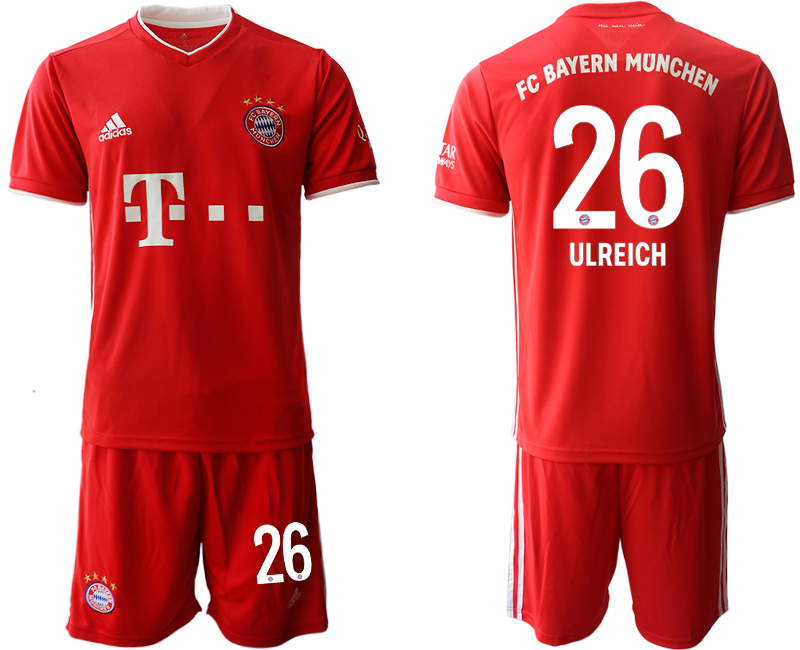 2020-21 Bayern Munich home 26# ULREICH soccer jerseys