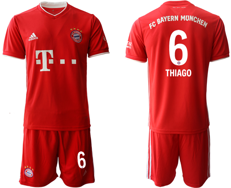 2020-21 Bayern Munich home 6# THIAGO soccer jerseys