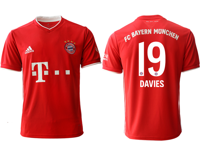 2020-21 Bayern Munich home aaa version 19# DAVIES soccer jerseys