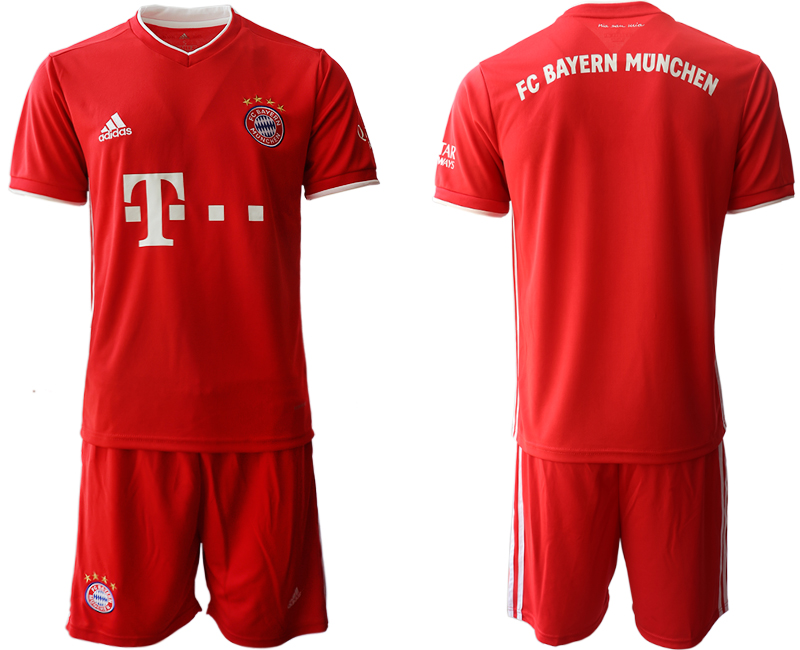 2020-21 Bayern Munich home soccer jerseys