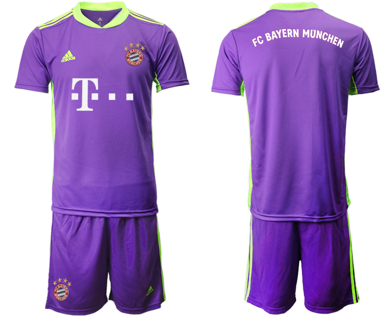 2020-21 Bayern Munich purple goalkeeper soccer jerseys