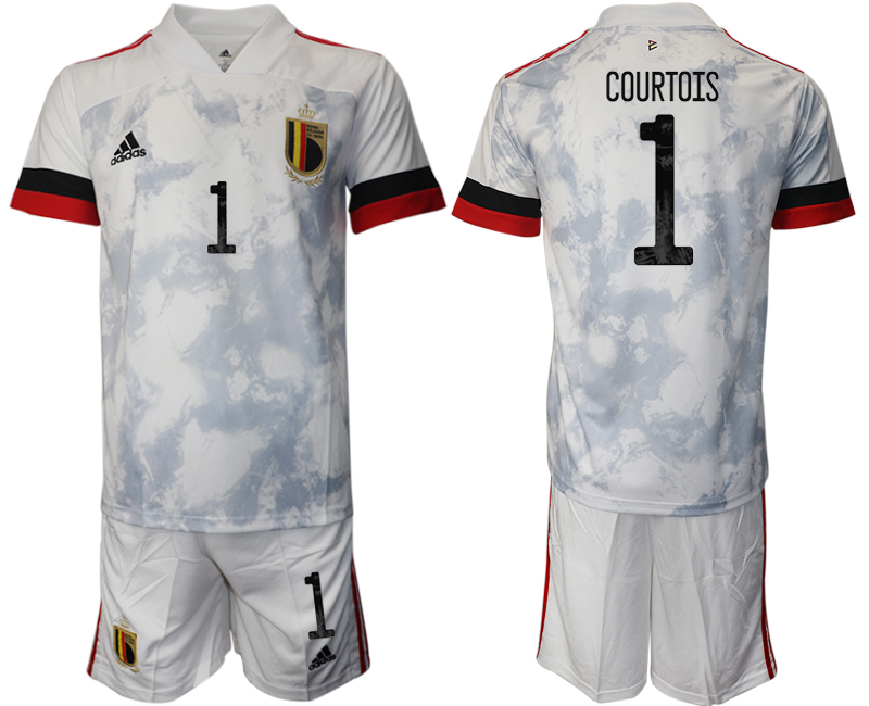 2020-21 Belgium away 1# COURTOIS occer jerseys