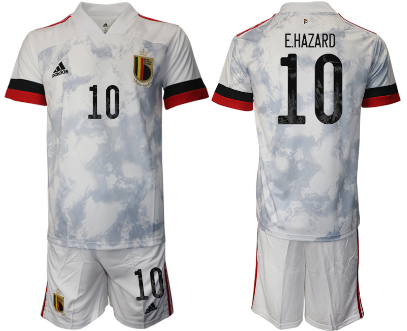 2020-21 Belgium away 10# E.HAZARD soccer jerseys