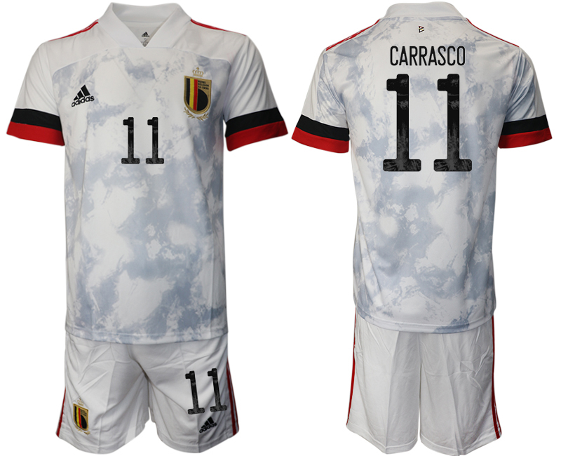 2020-21 Belgium away 11# CARRASCO soccer jerseys