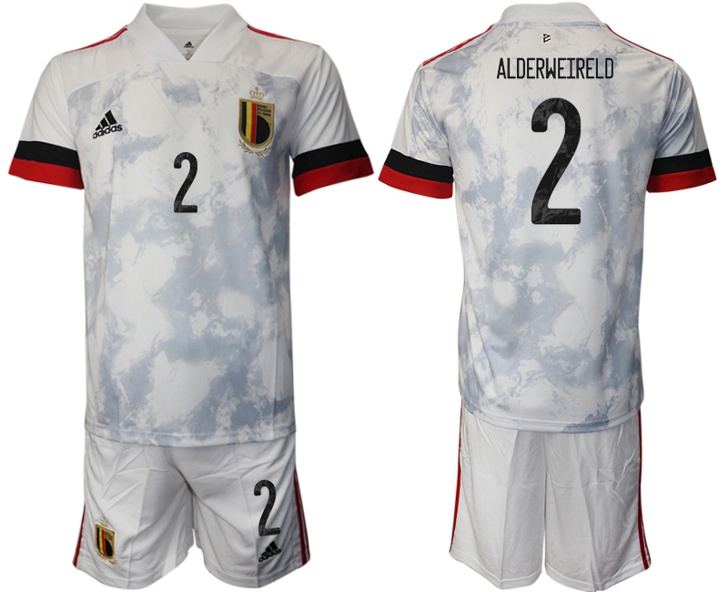 2020-21 Belgium away 2# ALDERWEIRELD soccer jerseys