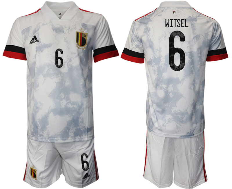 2020-21 Belgium away 6# WITSEL soccer jerseys