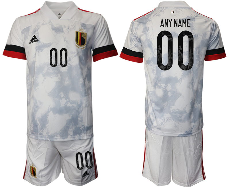 2020-21 Belgium away any name custom soccer jerseys