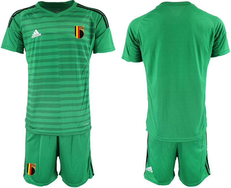 2020-21 Belgium green goalkeeper  soccer jerseys.