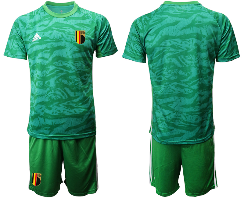 2020-21 Belgium green goalkeeper  soccer jerseys